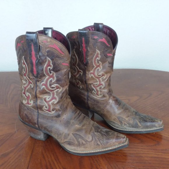 Ariat Shoes - Ariat Wichita Pointed Toe Leather Western Boots 9B